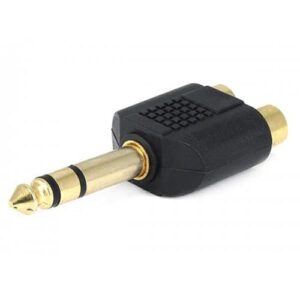 Digiflex HAA-SR101 Inline Audio Adapter -1/4 TRS M to 2x RCA F