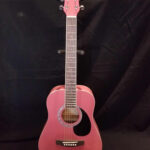Jay Junior JJ42 1/2 Size Acoustic Guitar in Pink Finish