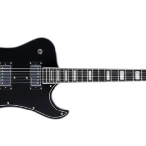Hagstrom FANT-BLK Fantomen Ghost 6-String Electric Guitar-Gloss Black