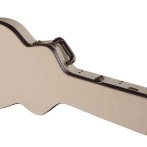 Gator Journeyman GW-JM-335 Guitar Case-Deluxe Wood Case for Semi-Hollow Electric-Burlap Exterior