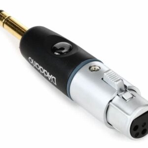 D'Addario Planet Waves PW-P047AA  1/4" TRS M- XLR F Adapter