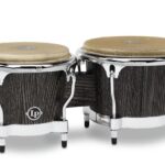 Latin Percussion LP201SA Uptown Series Bongos-Sculpted Ash shells sport a handsome ebony finish Comfort Curve II rims reduce palm stress for traditional players Handpicked rawhide heads offer the authentic tone of a traditional instrument