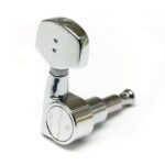 GraphTech  PRN-2311-C0 Ratio Tuned Machine Heads 3+3 Electric 2 Pin - Chrome