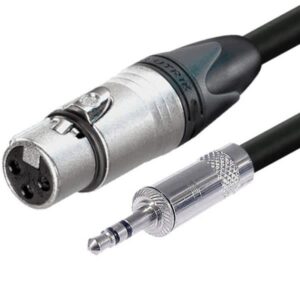 Digiflex NKXF-3  3ft XLR F / 1/8" TRS M • iPod to audio mixer (mono)