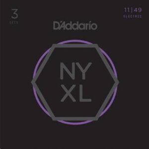 D'Addario NYXL1149 Medium Gauge Electric Guitar Strings 11-49