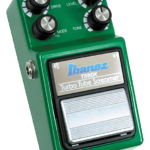 Ibanez TS9DX Turbo Tube Screamer Electronic Effects Pedal-features the same circuit as a TS9 Tube Screamer and also offers 3 new settings for increased low end crunch: +, Hot, and Turbo.