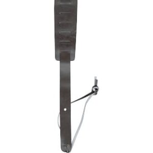 Profile PS025-BN Leather Guitar Strap 2-1/2" Wide (Brown)