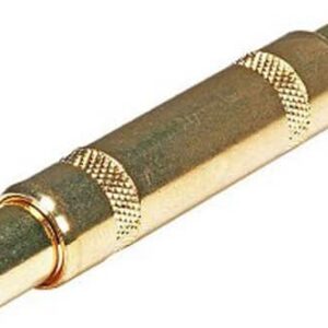 Digiflex HAA-JJ201 Metal Inline Audio Adapter -1/4 TRS F to 1/4 TRS F