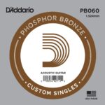 D'Addario PB060 Single - Phosphor Bronze 060