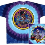 Grateful Dead-Queen of Spades-Tie Dye T-Shirt (Large)