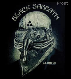 BLACK SABBATH (TOUR 78 MASK) - Medium