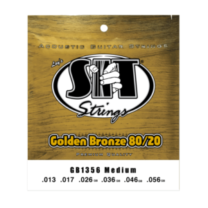 S.I.T. GB1356 Golden Bronze 80/20 Medium Acoustic Strings