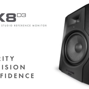 M-Audio BX8 GRAPHITE  8" Powered Studio Reference Monitor