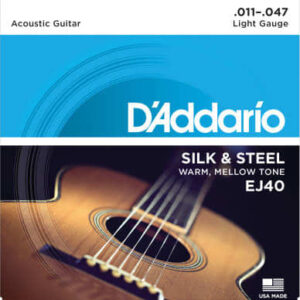 D'Addario EJ40 Silk & Steel Acoustic Guitar Strings