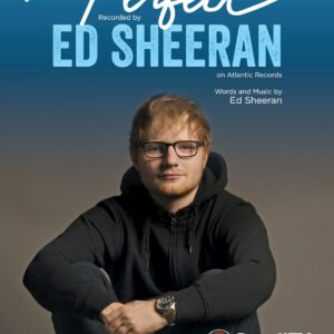 Hal Leonard "Perfect" Ed Sheeran for piano, vocal and guitar 260835 -This sheet music features an arrangement for piano and voice with guitar chord frames, with the melody presented in the right hand of the piano part as well as in the vocal lin