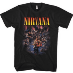 Nirvana-Live Concert Photo T-Shirt (Medium)