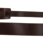 Profile PGS730-BK Baseball Leather Guitar Strap-Black