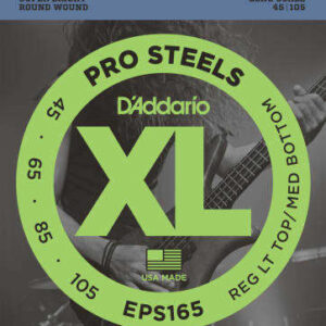 D'Addario EPS165 - ProSteels Round Wound Long Scale 45-105