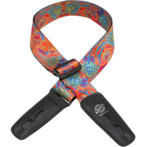 Lock-It 'Summer of Love' LIS-035-BM-5 Bob Masse Rock Art Locking Guitar Strap
