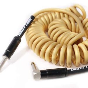Bullet BC-15CCVG 15ft Coil Cable-Gold