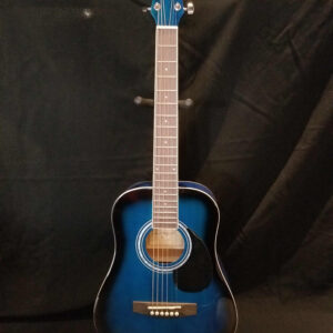Jay Junior JJ42 1/2 Size Acoustic Guitar in Blue Burst Finish