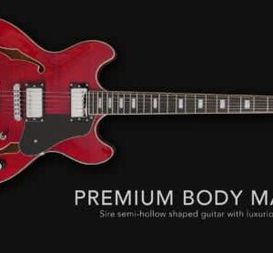 SIRE H7-STR Larry Carlton Classic Semi-hollow Body Electric Guitar-See Through Red