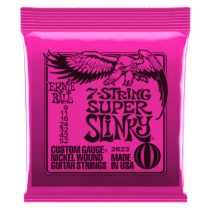 Ernie Ball 2623EB 7-String Super Slinky 9-52 Electric Strings