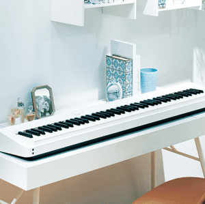 Casio Privia PX-S1100WE 88 Weighted Key Full Size Digital Piano w/ Single Foot Pedal