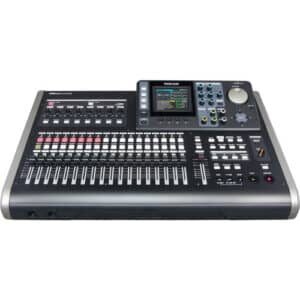 Tascam DP-24SD 24-channel Digital Portastudio Standalone Recorder with 8 Simultaneous Mic Pres/Line-level Inputs