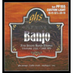 GHS PF155 Phosphor Bronze Custom Light .010-.020 5-String Banjo Strings