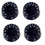 Profile 2354BK-PK Black plastic "speed" knob for knurled shaft.Packaged in a bag with header card. Pack 4 pcs.
