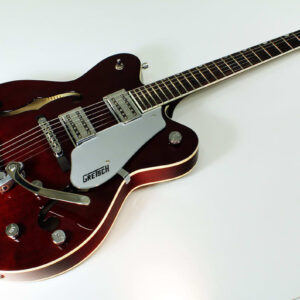 Gretsch G5122 Electromatic Series Double Cutaway Hollowbody Electric Guitar (NN)-Gretsch Dual-Coil humbucking pickups, Adjustable bridge, Chrome-plated die-cast tuners,Bigsby® B60 vibrato tailpiece, Urethane finish