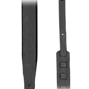 Profile PGS780-3, 2.8" Soft Leather Guitar Strap (Black)