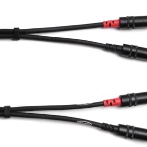 Digiflex HE-2R/2R-6  2-RCA/2-RCA Cable-6ft-CD or DVD player, to console inputs-Neutrik REAN connectors black w/gold contacts-Digiflex Hi-Flex cable Designed exclusively for Digiflex