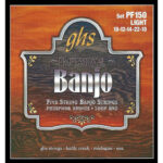 GHS PF150 Phosphor Bronze Loop End .010-.022 Light 5-String Banjo Strings