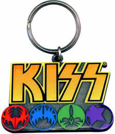 KISS (Logo & Icons) Keychain
