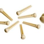 D'Addario Planet Waves PWPS11 Molded Bridge/End Pin Set-Ivory