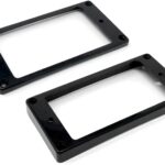 Mounting Rings for Humbucking Pickups- Low Black