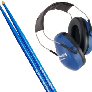 Vic Firth  PVF-JPP Junior Player-Child's Headphones and drumsticks