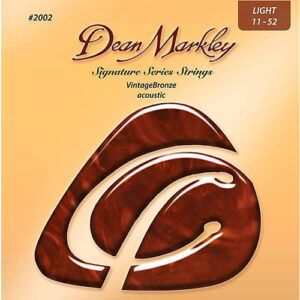 Dean Markley #2002  Light Vintage Bronze Acoustic Strings 11-52