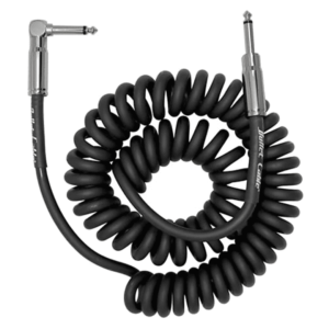 Bullet BC-15CCB 15ft Coil Cable-Black