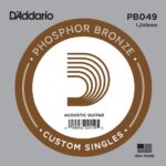 D'Addario PB049 Single - Phosphor Bronze 049