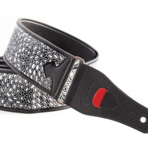 Right-On! Steady Talisman ALIEN Black Guitar Strap
