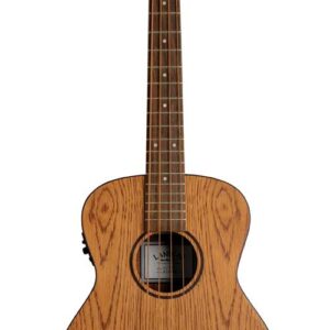 Lanikai OA-EBU Oak Bass Acoustic / Electric Ukulele, Satin