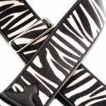 Right-On ZEBRA White Steady Talisman Guitar Strap