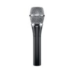 Shure SM86 Handheld Condenser Microphone-withstands the rigors of touring while delivering a clear, studio-quality sound-Isolates the main sound source while minimizing unwanted background noise-two-stage pop filter reduces wind and breath "pop"
