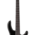 Cort ACTION-BASS-PLUS-BK Bass Guitar w/ PJ, JJ and Soapbar Pickup options and Active EQ electronics