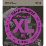 D'Addario EHR320 - Half Round Super Light Electric Guitar Strings 09-42