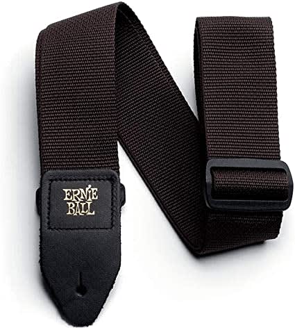 Ernie Ball 4037EB Polypro Guitar Strap-Black