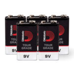D'Addario PW-9V-05 9 Volt Battery-5Pk